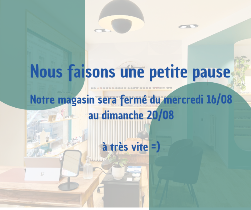 Nous faisons une petite pause !