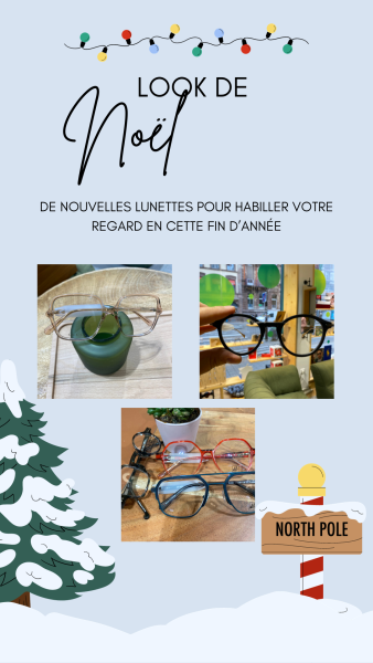 De nouvelles lunettes pour les fêtes de fin d'année , venez les réaliser chez un opticien indépendant à Strasbourg